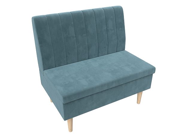Диван прямой Мини Велюр бирюзовый - Вид 6