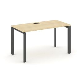 Style Project Next Стол письменный SN-59P.SP-011 Акация Лорка/Металл Антрацит/Черный Заглушка 980*700*750 - Фото предпросмотра