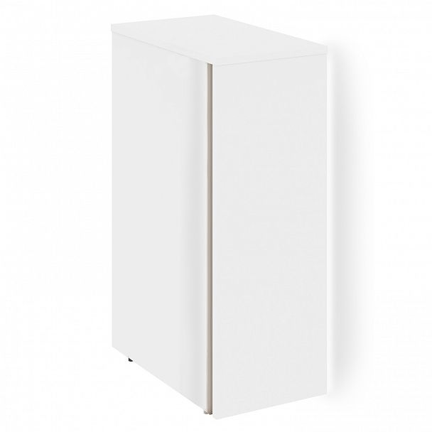 Тумба с подсветкой 4 ящика завершающая "Onix" O.R-TV-4.S дуб аризона/белый - Вид 4