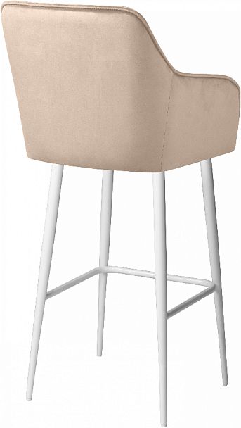 Барное поворотное кресло Мони К, Confetti cream/белый - Вид 5