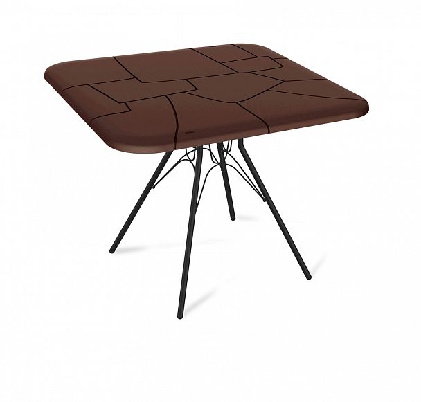 Стол Sheffilton SHT-TU34-P/TT30 83/83 черный муар/коричневый - Вид 2