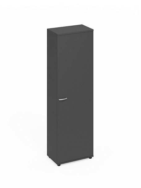 Шкаф для одежды узкий A4 А4 9308 БП антрацит премиум - Вид 1
