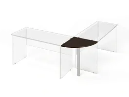 ЛАЙТ / LIGHT RLG012-6x6 Угловой сектор 60x60x2,2 Венге - Фото предпросмотра