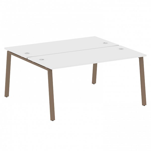 Рабочая станция "Metal System" БА.РАС-СП-2.4 белый/мокко - Вид 1