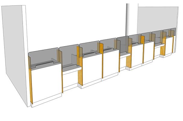 Билетные стойки, сервисные стойки - Вид 3