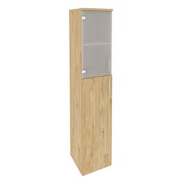 Onix Шкаф высокий узкий левый O.SU-1.7 (L) Тиквуд светлый 400*420*1977 - Фото предпросмотра