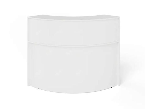 ЛАЙТ / LIGHT RLG069-8x8 Блок ресепшн с полкой 80x80x125 Белый - Вид 2