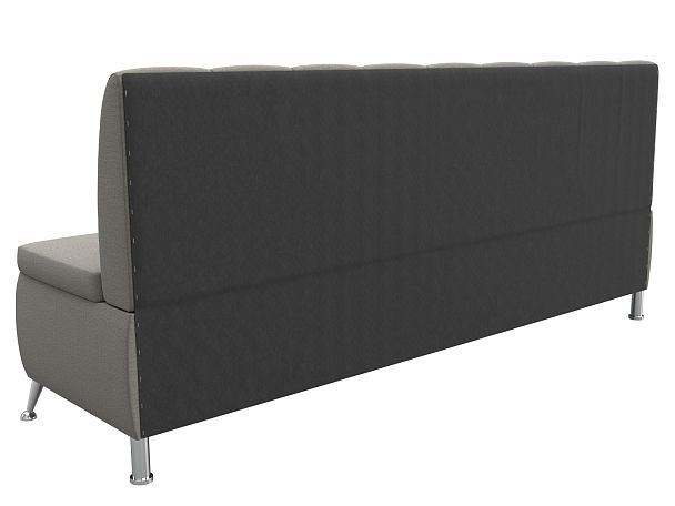 Диван кухонный прямой Кантри Рогожка бежевый - Вид 7