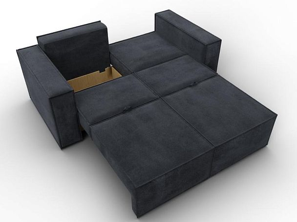 Диван прямой Куба мини Велюр серый - Вид 9