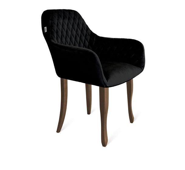 Стул Sheffilton SHT-ST38/S122 ночное затмение/темный орех/черный - Вид 1