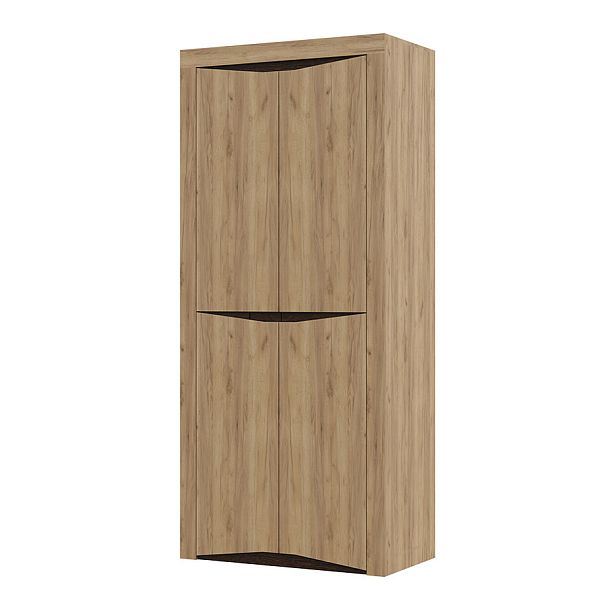 Спальня "Паола" ШК 701 (972х2200х532 мм) дуб крафт золото - Вид 1