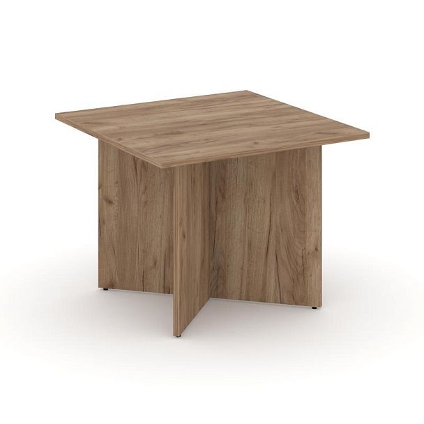 Стайл Проджект Стол переговорный квадрат. SN-D.SPRG-003 Дуб Табак 980*980*750 - Вид 1