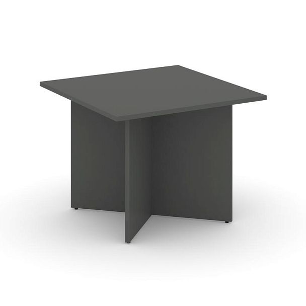 Стайл Проджект Стол переговорный квадрат. SN-D.SPRG-003 Антрацит NEW 980*980*750 - Вид 1