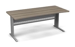 Стол на металлокаркасе 1800 Берлин Дрифтвуд/Серый СПМ 180.85 - Фото предпросмотра