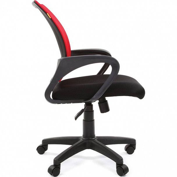 Кресло CHAIRMAN 696, ткань TW/сетчатый акрил, красный - Вид 3