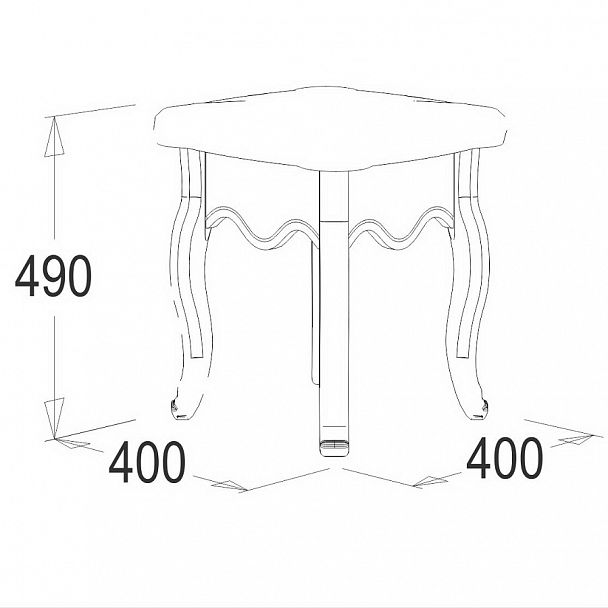 Банкетка "Ольга 10" 400 - Вид 2