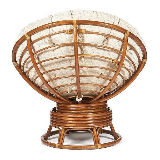 Кресло-качалка Папасан/Papasan (W 23/01 B) /с подушкой/Pecan (орех) - Вид 5