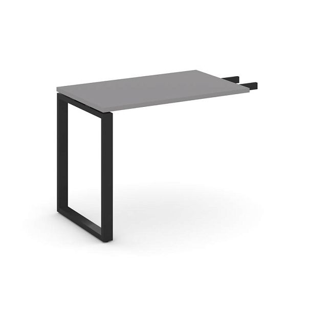 Стайл Проджект Брифинг приставка SN-6O.BR-004 Серый Пепел/Металл Черный 1180*600*750 - Вид 1