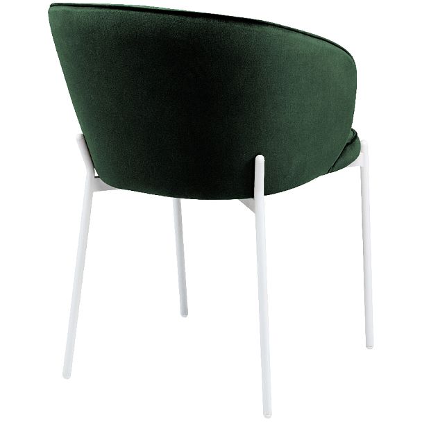 Комплект кухонных стульев Миэль зеленый велюр/белый, 2 шт. - Вид 4