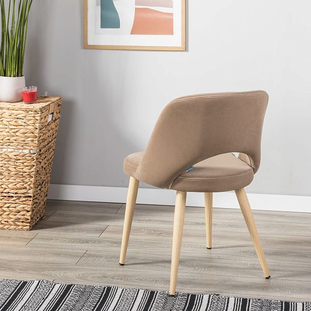 Стул Lars Diag beige/нат.дуб - Вид 11