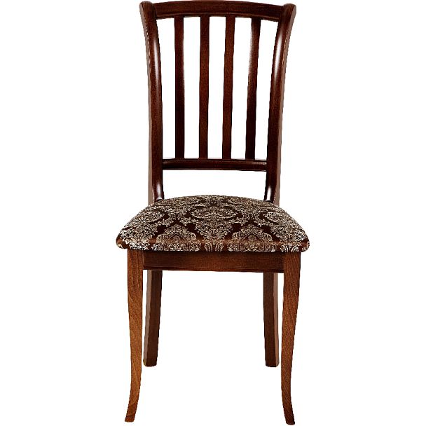 Комплект деревянных стульев с мягким сиденьем Бэль Античный орех/Темно-коричневый жаккард, 2 шт. - Вид 2