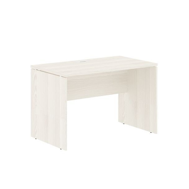 Стол прямой EDST 1167 Ясень Траун/Белый 1160х670х750 EDIS - Вид 1