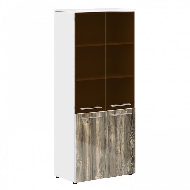 Шкаф "Morris" MHC 85.2 дуб базель/белый - Вид 1