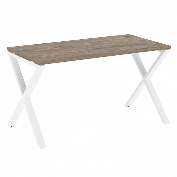 Стол рабочий "Loft" VR.L-SRX-3.7 тиквуд темный/белый - Вид 1