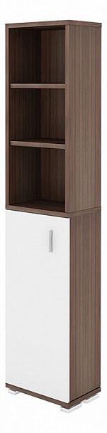 Стеллаж комбинированный Домино ПУ-20-2 Белый/Шамони - Вид 1