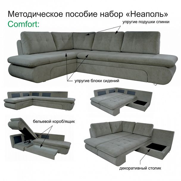 Угловой диван "Неаполь" - Вид 8