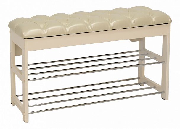 Банкетка-стеллаж для обуви Грейс - Вид 1