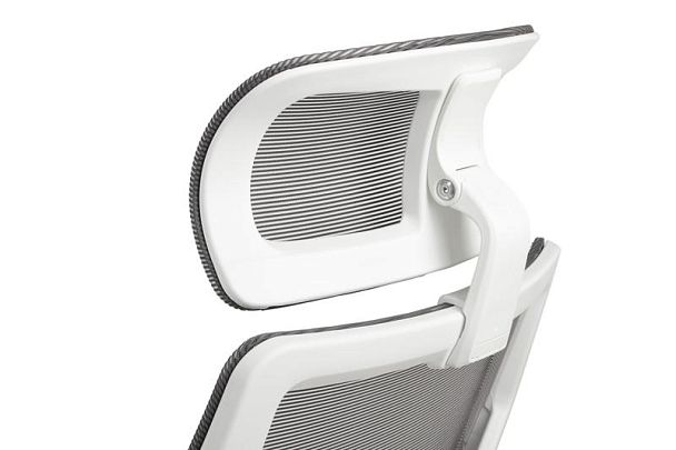 Кресло Oliver RCH W-203AC Белый пластик/Серый - Вид 6