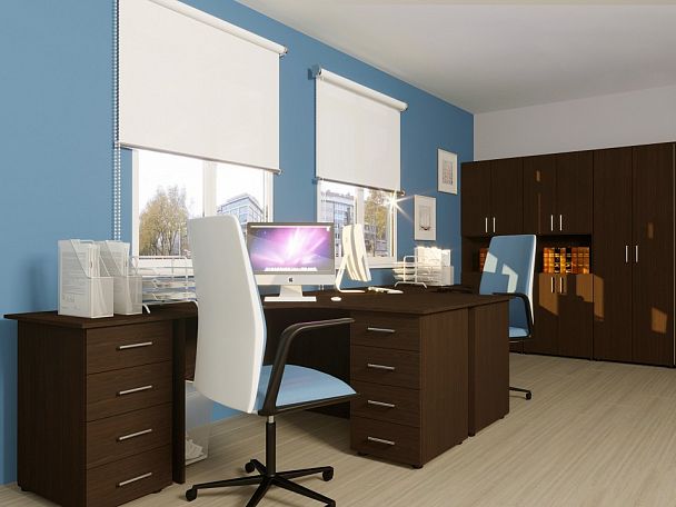 Шкаф комбинированный Офис ОФ-301К - Вид 2