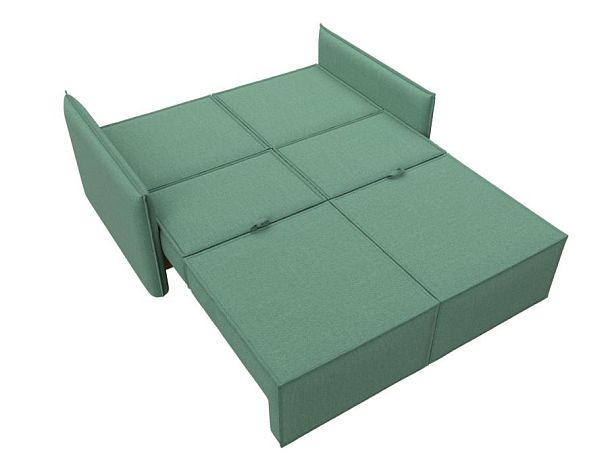 Диван прямой Либерти мини Рогожка зеленый - Вид 10