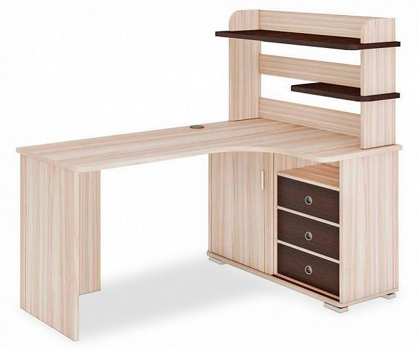 Стол компьютерный Домино СР-165 Венге/Карамель правый - Вид 1