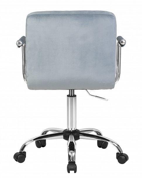 Офисное кресло для персонала DOBRIN TERRY (пудрово-голубой велюр (MJ9-74)) - Вид 5