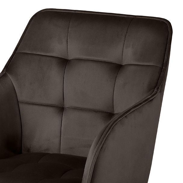 Кресло поворотное Мони, Confetti stone/черный - Вид 7