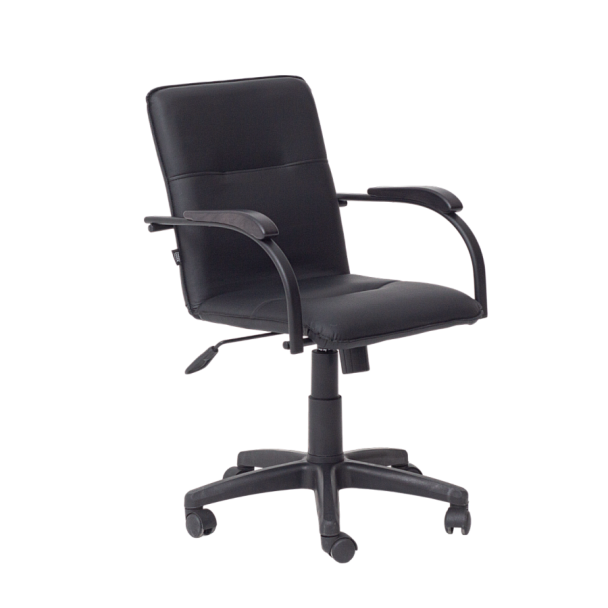 Кресло Самба Лифт, экокожа Galaxy black, каркас пластик - Вид 1