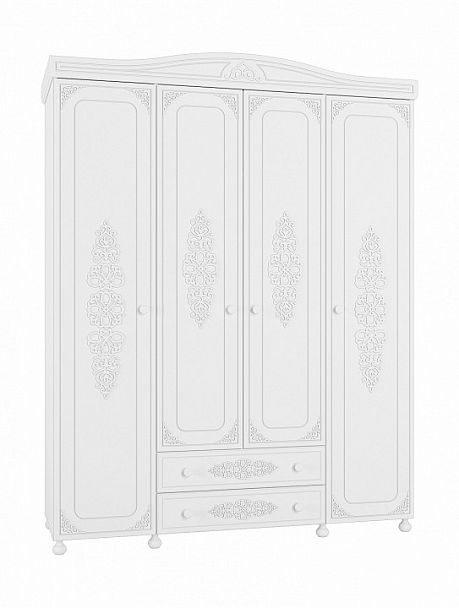 Шкаф платяной Ассоль АС-28 - Вид 1