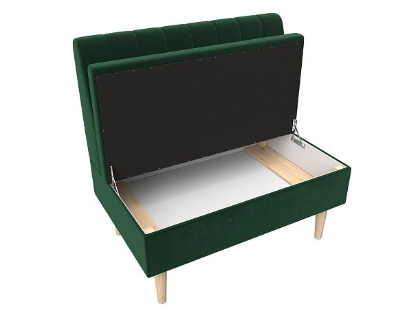 Диван прямой Мини Велюр зеленый - Вид 7