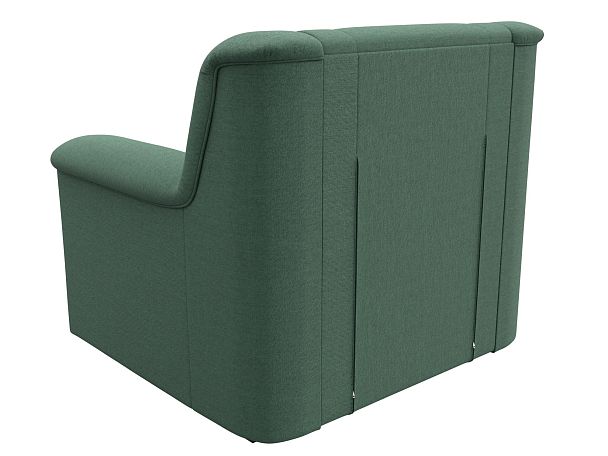 Кресло Карелия Рогожка зеленый - Вид 6