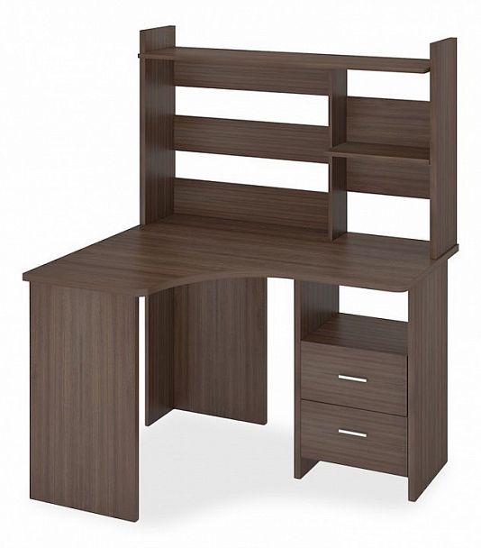 Стол компьютерный Домино Lite СКЛ-Угл120+НКЛХ-120 Шамони левый - Вид 1