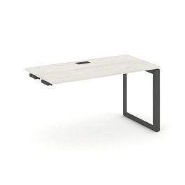 Style Project Next Стол-приставка к опор. элем. SN-59O.OPRS-001 Дуб Наварра/Металл Антрацит/Черный Заглушка 980*600*750 - Фото предпросмотра