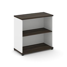 Concept Стеллаж 1 широкая секция, 2 ниши CN.STS-210 Дуб Мали/Белый Бриллиант/Металл Черный 836*420*818 - Фото предпросмотра