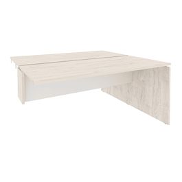 Onix Стол-приставка двойной к опорным элементам O.D.SPR-4.7 Денвер светлый/Белый бриллиант 1580*1475*750 - Фото предпросмотра