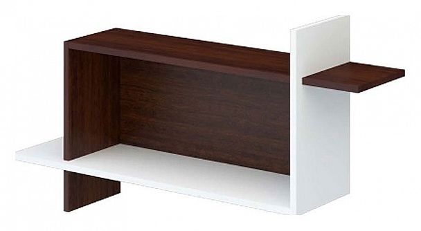 Полка книжная Домино ПК-16 Белый/Венге - Вид 1