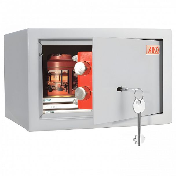 Сейф мебельный AIKO "Т17", 171х260х230 мм, 4 кг, ключевой замок, крепление к стене - Вид 2
