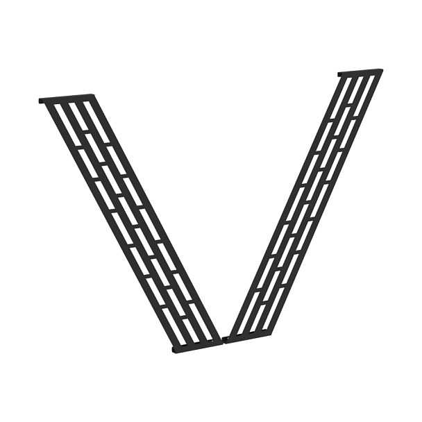 Элемент металлический (2шт) Накладка фронтальной панели XQPOF-2 Антрацит 131х22,5х846 XTEN-QP - Вид 1