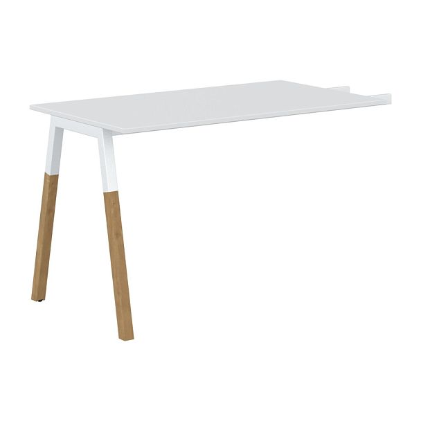 Брифинг-приставка FB 1167 Белый премиум/Белый-Бук 1180х670х733 FORTA - Вид 1