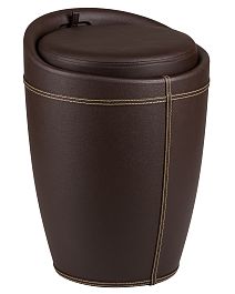 Табурет с местом для хранения LM-1100HPVC (коричневый) - Фото предпросмотра